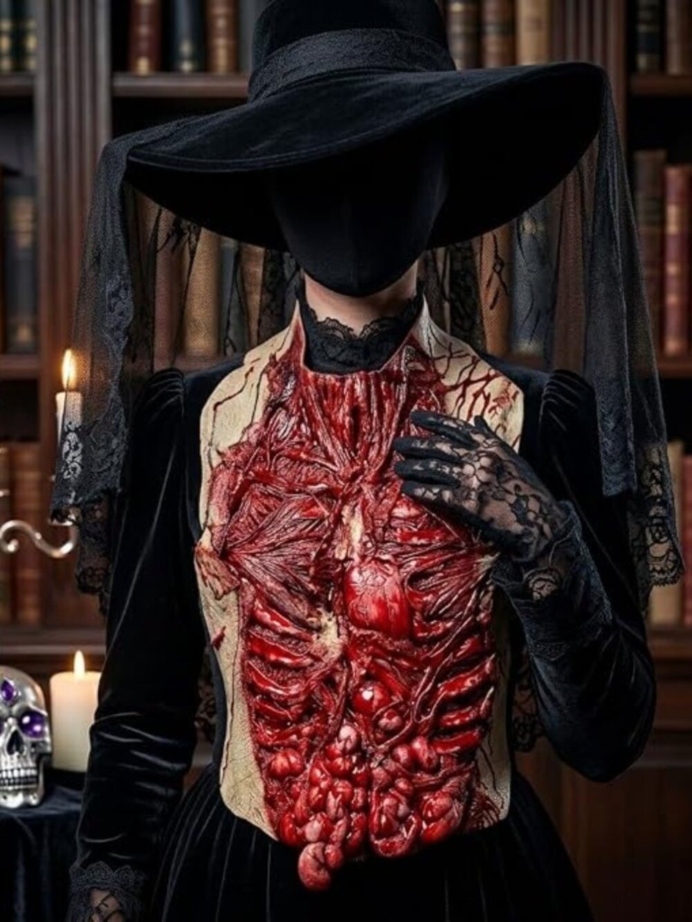 Scary Zombie Chest Piece Halloween
